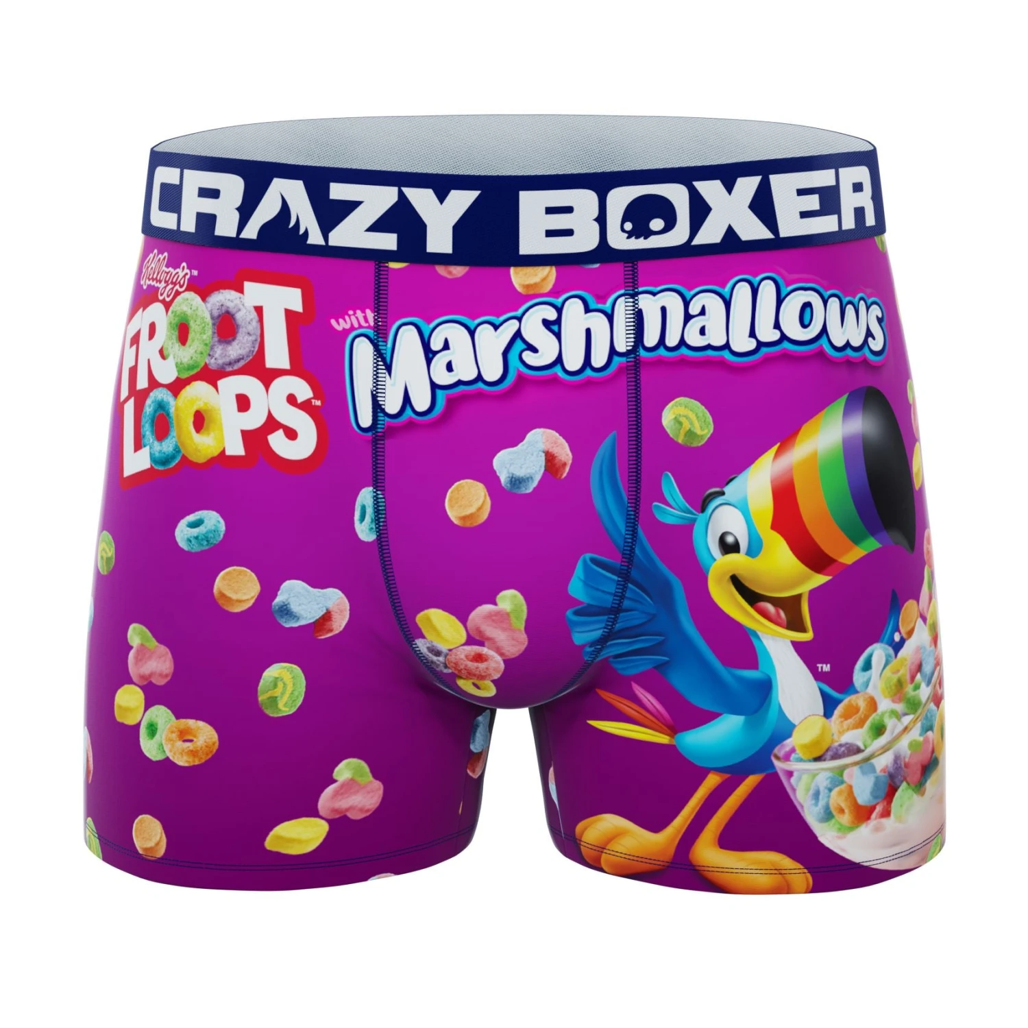 CRAZYBOXER Kelloggs Toucan Sam Men's Boxer Briefs (2 Pack) 2 CRAZYBOXER Kelloggs Toucan Sam Men's Boxer Briefs (2 Pack) - Image 2