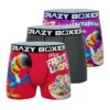 CRAZYBOXER Kellogg's Toucan Sam Men's Boxer Briefs (3 Pack)