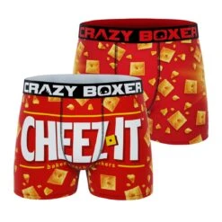 CRAZYBOXER Cheez-ItMen's Boxer Briefs (2 Pack)