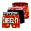 CRAZYBOXER Cheez-It Logo Men's Boxer Briefs (3 Pack)