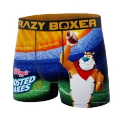 CRAZYBOXER Kelloggs Tiger Football Men's Boxer Briefs -Crazy Boxer CBKLG01FBAL 4