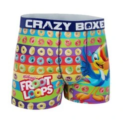 CRAZYBOXER Kellogg's Colorful Toucan Sam & Cereals Men's Boxer Briefs -Crazy Boxer CBKLG01LIN2 3