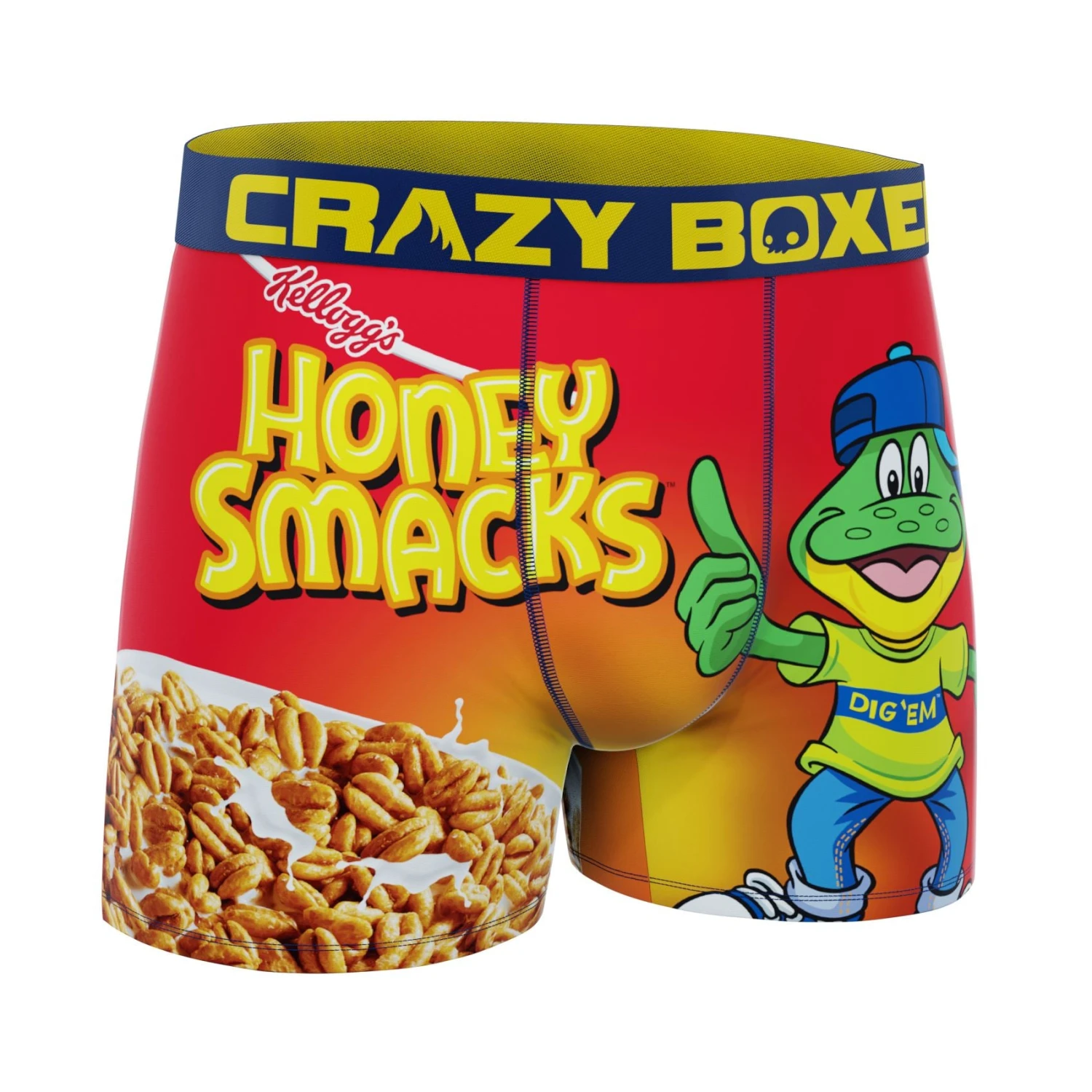 CRAZYBOXER Men's Kellogg's Honey Smacks Boxer Briefs 3 CRAZYBOXER Men's Kellogg's Honey Smacks Boxer Briefs - Image 3