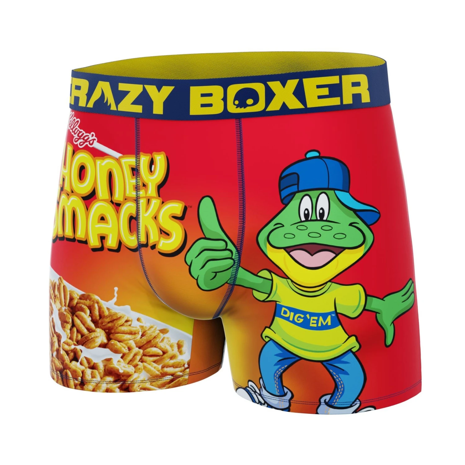 CRAZYBOXER Men's Kellogg's Honey Smacks Boxer Briefs 4 CRAZYBOXER Men's Kellogg's Honey Smacks Boxer Briefs - Image 4
