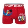 CRAZYBOXER Kellogg's Frosted Flakes And Froot Loops Men's Boxer Briefs (5 Pack)