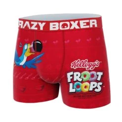 CRAZYBOXER Kellogg's Froot Loop Cereal Box Men's Boxer Briefs (Creative Packaging) -Crazy Boxer CBKLG01XFRON 4