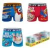 CRAZYBOXER Kellogg's Cereals Boy's Boxer Briefs 3 Pack (Creative Packaging)