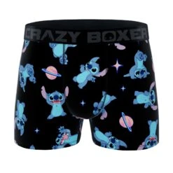 CRAZYBOXER Disney Black Stitch Men's Boxer Briefs