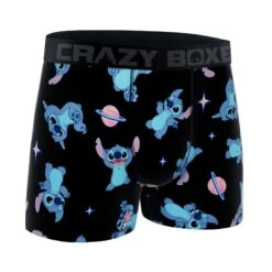 CRAZYBOXER Disney Black Stitch Men's Boxer Briefs -Crazy Boxer CBLIL0101ALO3 3