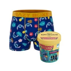 Men's Boxer BriefsDisney Lilo & Stitch Tropical Stitch (Creative Packaging)