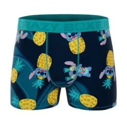 CRAZYBOXER Disney Pineapple Stitch Men's Boxer Briefs (3 Pack) -Crazy Boxer CBLIL0101X3A2 8