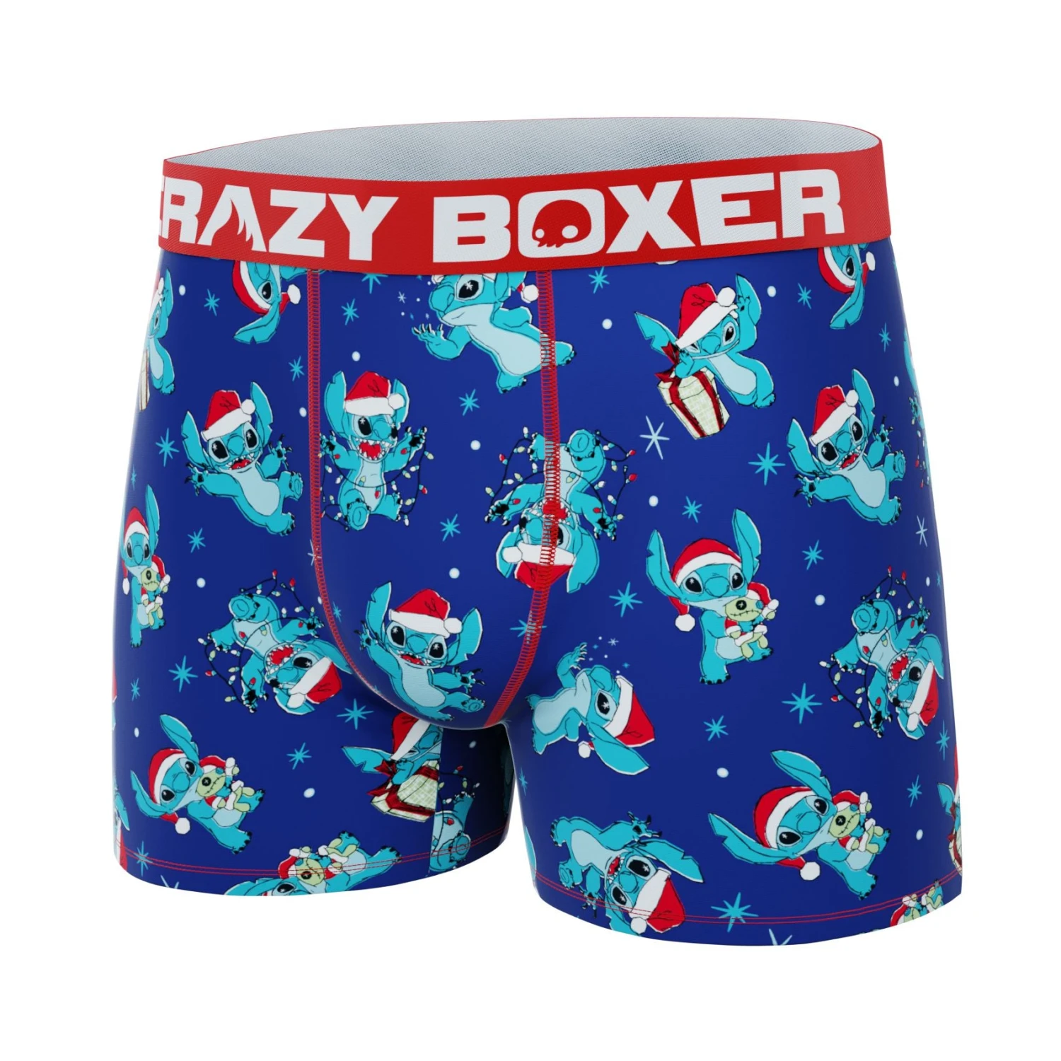 CRAZYBOXER Disney Lilo And Stitch Xmas Stitch Men's Boxer Briefs 4 CRAZYBOXER Disney Lilo And Stitch Xmas Stitch Men's Boxer Briefs - Image 4
