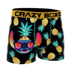 CRAZYBOXER Disney Lilo & Stitch Pineapple Men's Boxer Briefs (Creative Packaging) 8 CRAZYBOXER Disney Lilo & Stitch Pineapple Men's Boxer Briefs (Creative Packaging) -Crazy Boxer CBLIL01SPACN 3