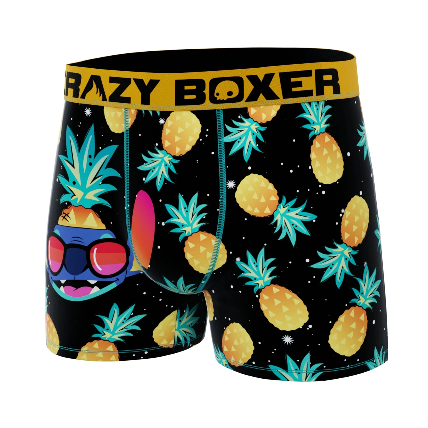 CRAZYBOXER Disney Lilo & Stitch Pineapple Men's Boxer Briefs (Creative Packaging) 5 CRAZYBOXER Disney Lilo & Stitch Pineapple Men's Boxer Briefs (Creative Packaging) - Image 5