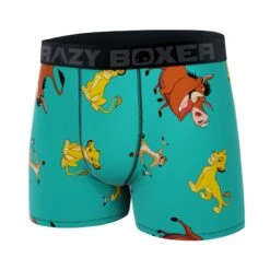 CRAZYBOXER Disney Timon & Pumba Men's Boxer Briefs -Crazy Boxer CBLIO0107LION 4