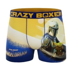 CRAZYBOXER The Mandalorian Duo Men's Boxer Briefs