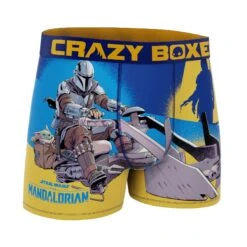CRAZYBOXER The Mandalorian Ride Men's Boxer Briefs -Crazy Boxer CBMAN0102PLA6 3