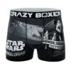 CRAZYBOXER The Mandalorian Black And White Men's Boxer Briefs