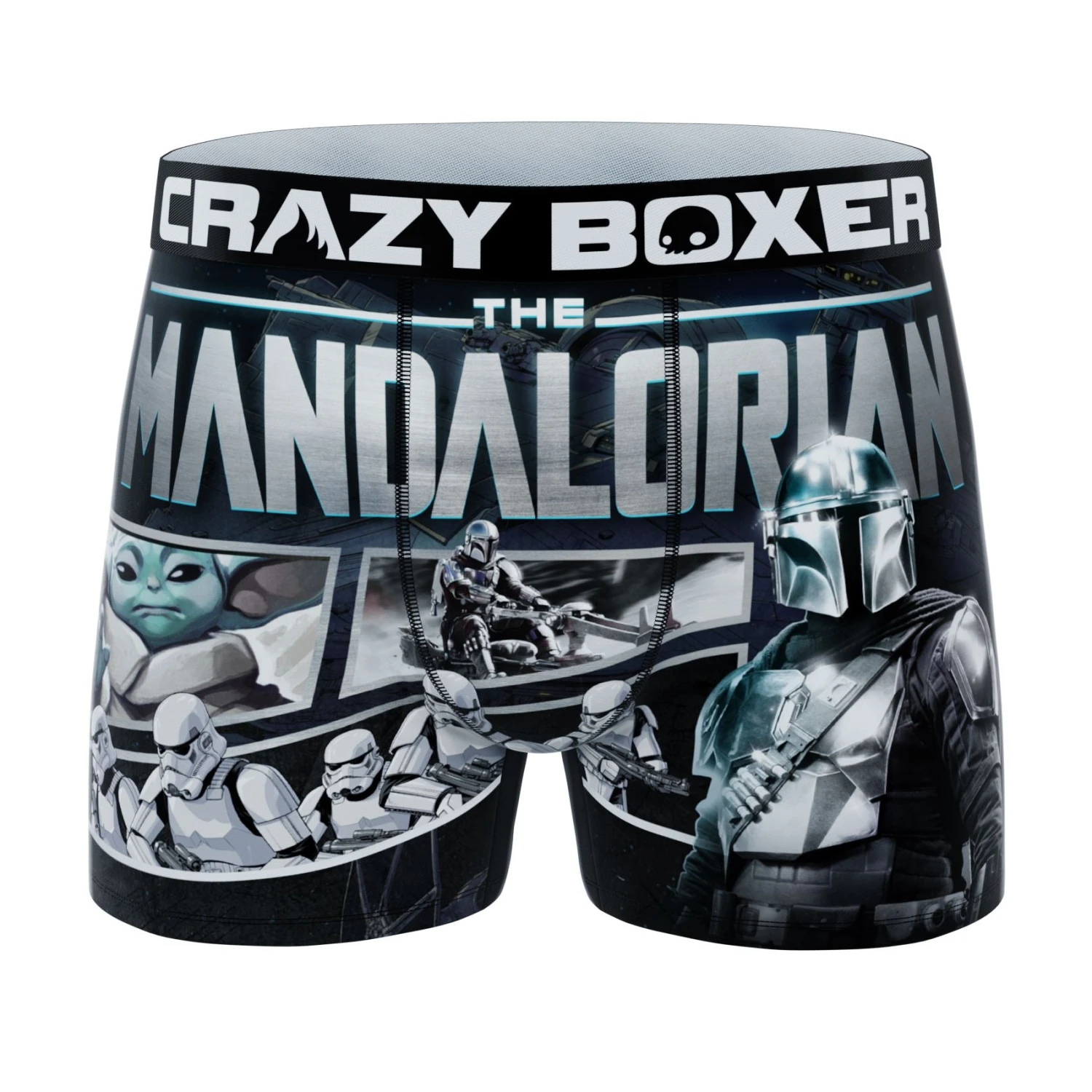 CRAZYBOXER The Mandalorian Retro Comic Men's Boxer Briefs (2 Pack) 4 CRAZYBOXER The Mandalorian Retro Comic Men's Boxer Briefs (2 Pack) - Image 4