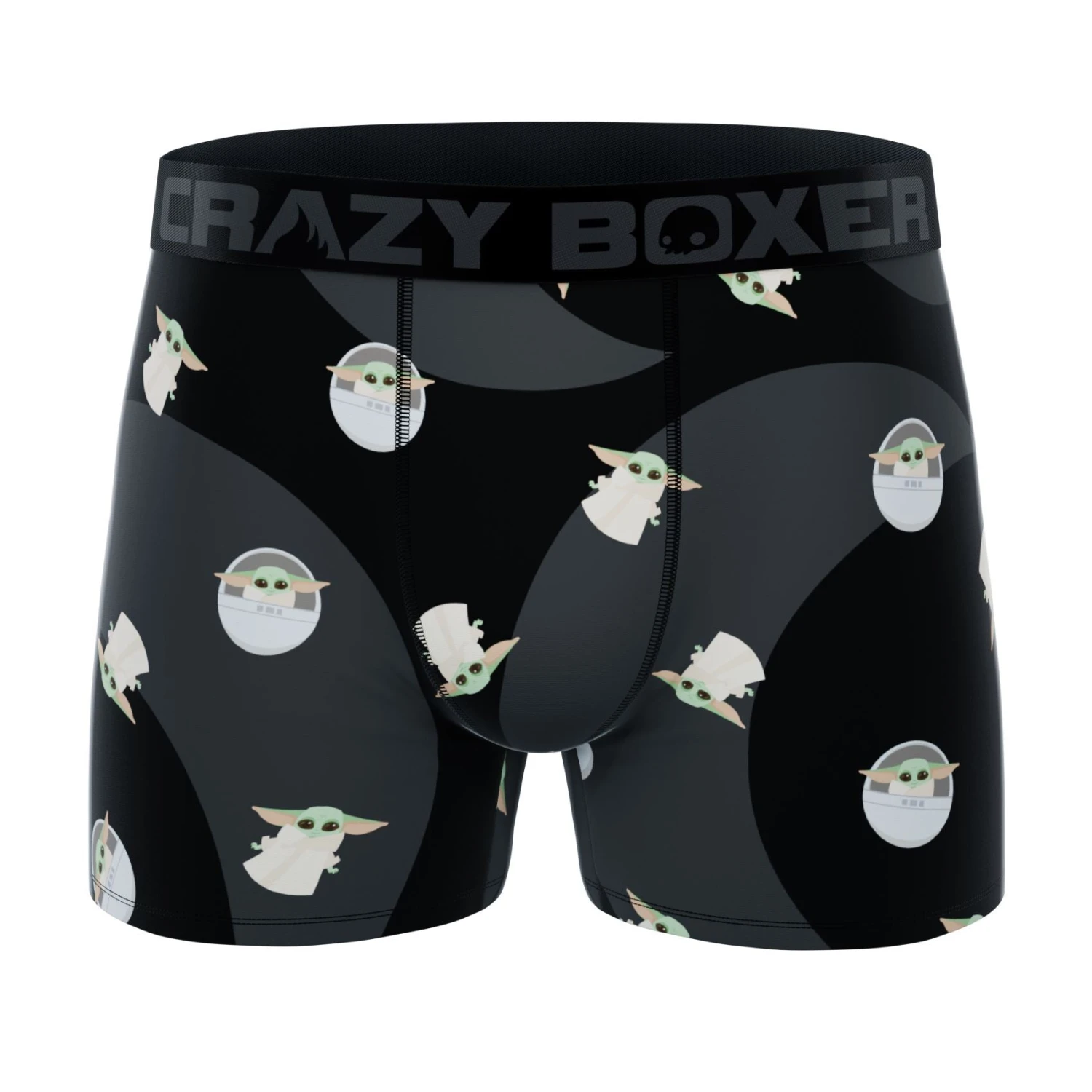 CRAZYBOXER The Mandalorian Master Baby Yoda Men's Boxer Briefs(2 Pack) 2 CRAZYBOXER The Mandalorian Master Baby Yoda Men's Boxer Briefs(2 Pack) - Image 2