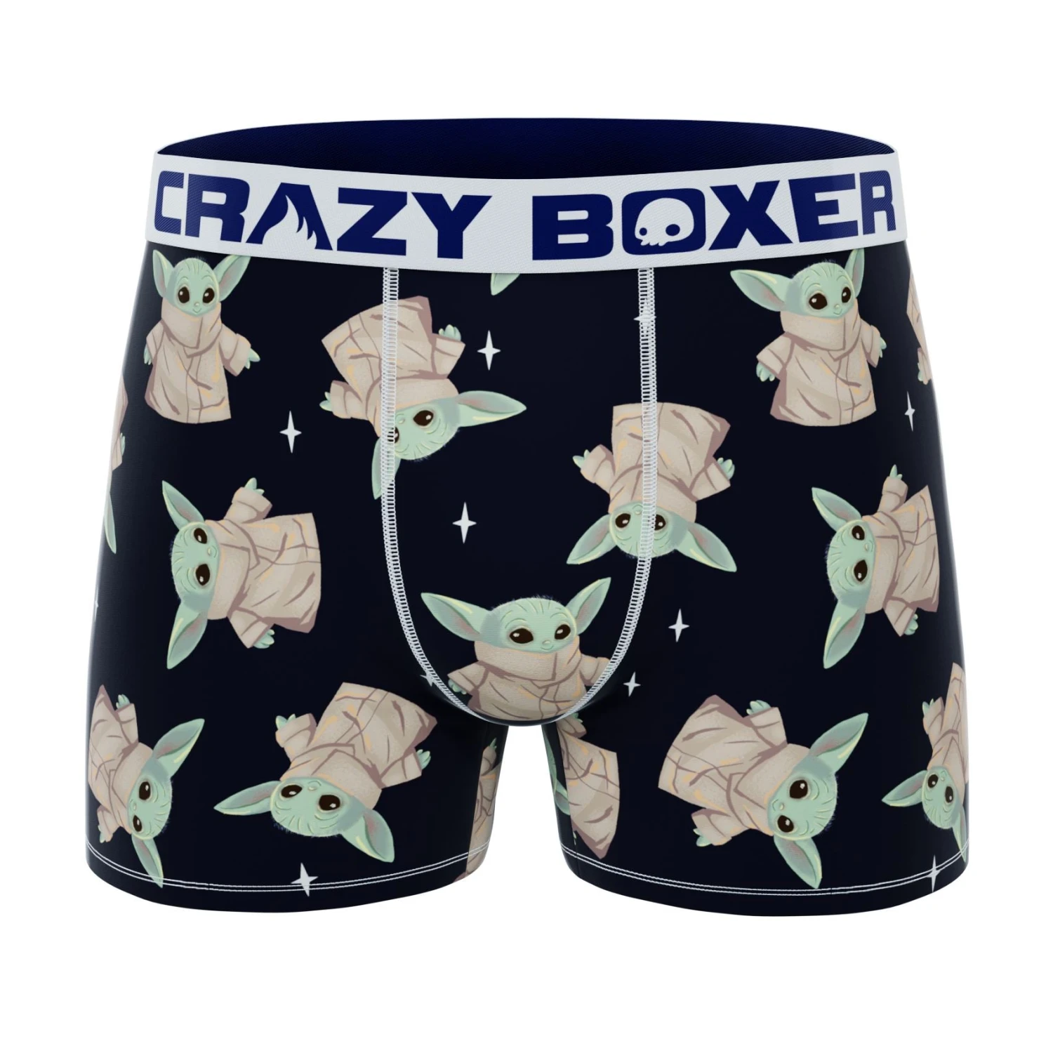 CRAZYBOXER The Mandalorian Master Baby Yoda Men's Boxer Briefs(2 Pack) 4 CRAZYBOXER The Mandalorian Master Baby Yoda Men's Boxer Briefs(2 Pack) - Image 4