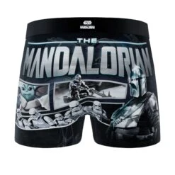 CRAZYBOXER The Mandalorian Helmets Men's Boxer Briefs (2 Pack) -Crazy Boxer CBMAN0102X2C5 7