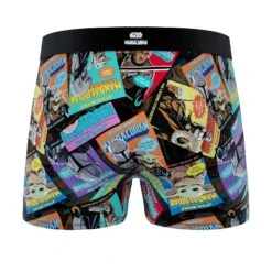 CRAZYBOXER The Mandalorian Vhs Men's Boxer Briefs (Pack 2) 9 CRAZYBOXER The Mandalorian Vhs Men's Boxer Briefs (Pack 2) -Crazy Boxer CBMAN0102X2D1 7