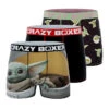 CRAZYBOXER The Mandalorian The Child Men's Boxer Briefs (3 Pack)
