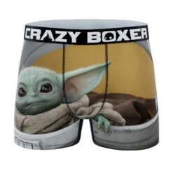 CRAZYBOXER The Mandalorian The Child Men's Boxer Briefs (3 Pack) -Crazy Boxer CBMAN0102X3A7 8