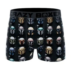 CRAZYBOXER The Mandalorian The Child Men's Boxer Briefs (5 Pack) 11 CRAZYBOXER The Mandalorian The Child Men's Boxer Briefs (5 Pack) -Crazy Boxer CBMAN0102X5A4 12