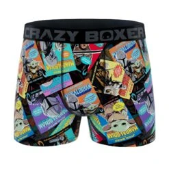 CRAZYBOXER The MandalorianMen's Boxer Briefs (Pack 5) -Crazy Boxer CBMAN0102X5D1 12
