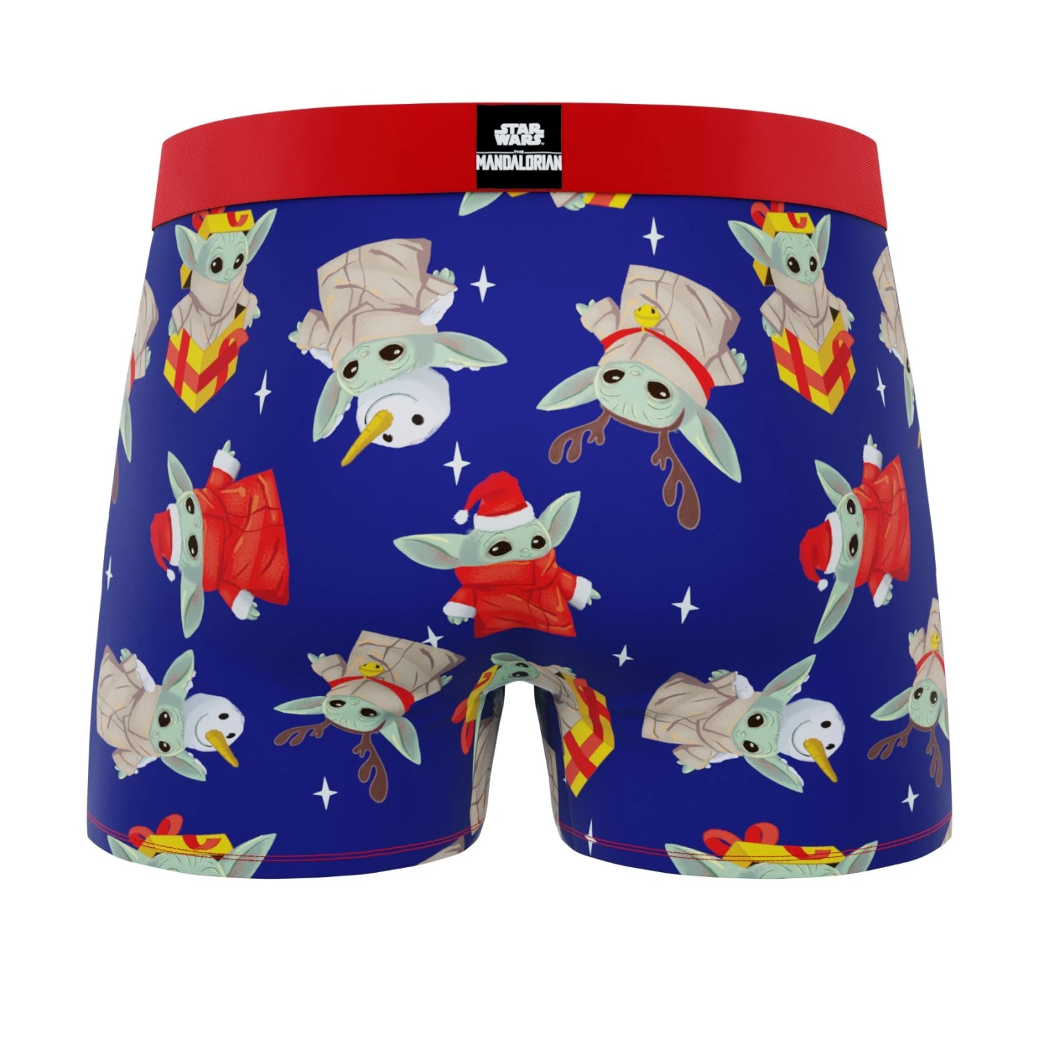 CRAZYBOXER Mandalorian Baby Yoda Holiday Men's Boxer Briefs 2 CRAZYBOXER Mandalorian Baby Yoda Holiday Men's Boxer Briefs - Image 2