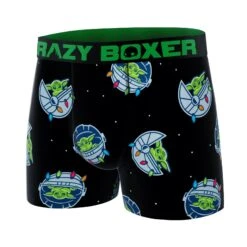 CRAZYBOXER The Mandalorian Baby Yoda Holiday Men's Boxer Briefs -Crazy Boxer CBMAN0103STAR 4