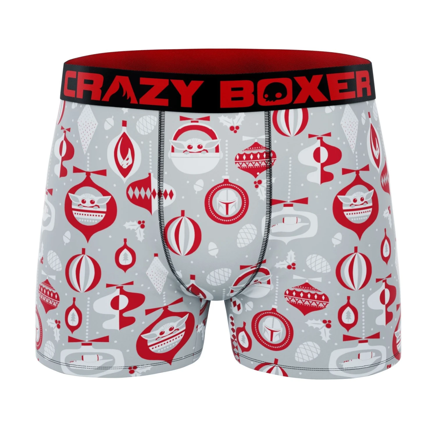 CRAZYBOXER The Mandalorian XMASMen's Boxer Briefs (3 Pack) 6 CRAZYBOXER The Mandalorian XMASMen's Boxer Briefs (3 Pack) - Image 6