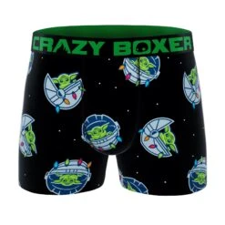 CRAZYBOXER The Mandalorian Space Gift &lights Men's Boxer Briefs (3 Pack) -Crazy Boxer CBMAN0103X3A5 5