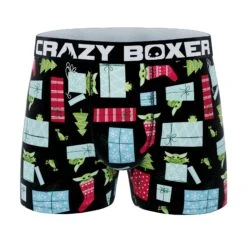 CRAZYBOXER The Mandalorian Christmas Men's Boxer Briefs (3 Pack) -Crazy Boxer CBMAN0103X3A6 5