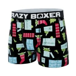 CRAZYBOXER Mandalorian Christmas Men's Boxer Briefs -Crazy Boxer CBMAN0103XMAS 4