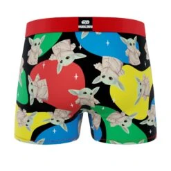 CRAZYBOXER Mandalorian Colored Yoda Men's Boxer Briefs (Creative Packaging) -Crazy Boxer CBMAN0105COLON 2