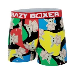 CRAZYBOXER Mandalorian Colored Yoda Men's Boxer Briefs (Creative Packaging) -Crazy Boxer CBMAN0105COLON 4