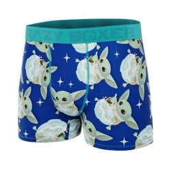 CRAZYBOXER The Mandalorian Frogs Men's Boxer Briefs (Cereal Box) -Crazy Boxer CBMAN0105FRO2N 4