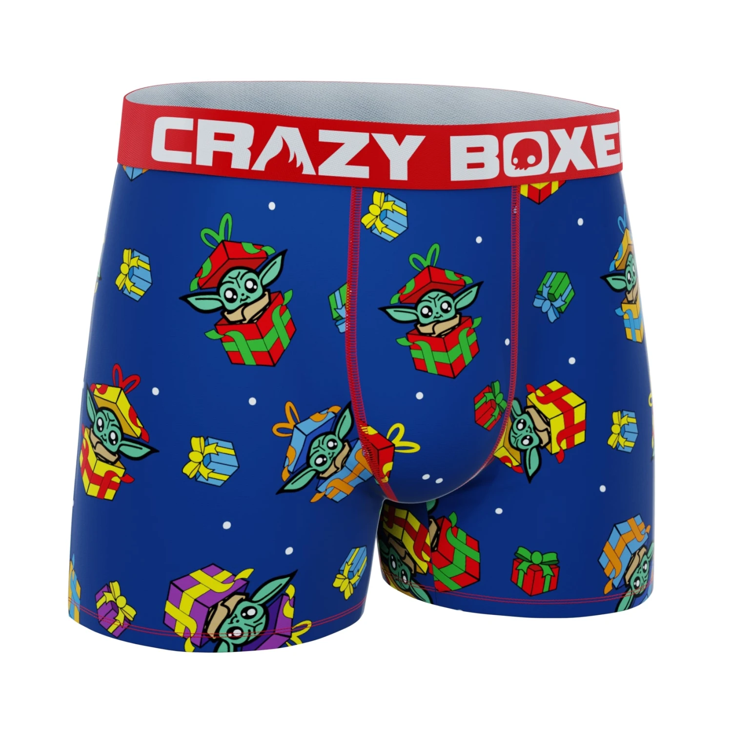 CRAZYBOXER The Mandalorian Baby Yoda Gift Men's Boxer Briefs 3 CRAZYBOXER The Mandalorian Baby Yoda Gift Men's Boxer Briefs - Image 3