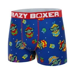 CRAZYBOXER The Mandalorian Baby Yoda Gift Men's Boxer Briefs 7 CRAZYBOXER The Mandalorian Baby Yoda Gift Men's Boxer Briefs -Crazy Boxer CBMAN0105GIFT 4
