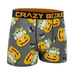 CRAZYBOXER Men's Mandalorian Halloween Breathable Soft Boxer Briefs (Creative Packaging) -Crazy Boxer CBMAN0105HAL2N 3