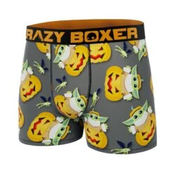 CRAZYBOXER Men's Mandalorian Halloween Breathable Soft Boxer Briefs (Creative Packaging) -Crazy Boxer CBMAN0105HAL2N 4