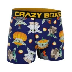 CRAZYBOXER The Mandalorian Halloween Men's Boxer Briefs (Creative Packaging) -Crazy Boxer CBMAN0105HALON 3