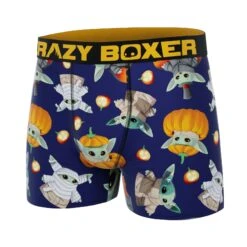 CRAZYBOXER The Mandalorian Halloween Men's Boxer Briefs (Creative Packaging) -Crazy Boxer CBMAN0105HALON 4