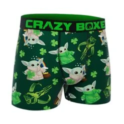 CRAZYBOXER The Mandalorian St Patrick Men's Boxer Briefs (Creative Packaging) -Crazy Boxer CBMAN0105STPAN 3