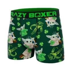 CRAZYBOXER The Mandalorian St Patrick Men's Boxer Briefs (Creative Packaging) -Crazy Boxer CBMAN0105STPAN 4