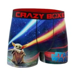 CRAZYBOXER The Mandalorian Yoda Light Saber Boxer Briefs (Creative Packaging) -Crazy Boxer CBMAN01FIGUN 3