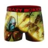 CRAZYBOXER The Mandalorian Perso Yellow Men's Boxer Briefs